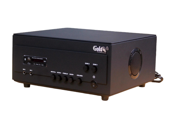 Amply cho quán A907PU_TH - 2K: 2 phân vùng đầu ra (900w, đủ kết nối Bluetooth, RCA, AV, USB) chuyên dụng cho quán cafe, nhà hàng, spa...