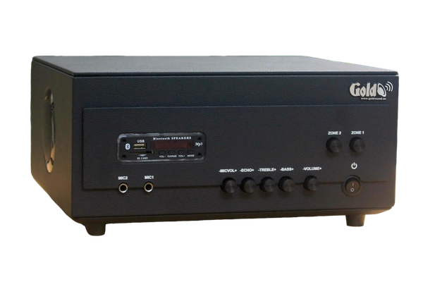 Amply A907PU - 2K: 2 phân vùng đầu ra (900w, đủ kết nối Bluetooth, RCA, AV, USB)