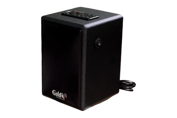 Loa để bàn HiFi Mini Goldsound G22, công suất 30w, Bass 3 inch, Tress 2 inch, bluetooth 5.0, cổng rca, khe usb, thiết kế loa thùng gỗ cao 22 cm, rộng 15 cm, sâu 15.5 cm. Bảo hành 12 tháng