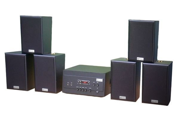 [Diện tích 120m2 + 02 Kênh] A907_SG Goldsound 2 vùng âm lượng 900w + 6 loa Goldsound V40C_SG 40w, loa được thiết kế riêng cho quán, bật lớn không tạp âm, miễn phí công lắp đặt, bảo hành dài hạn 5 năm.