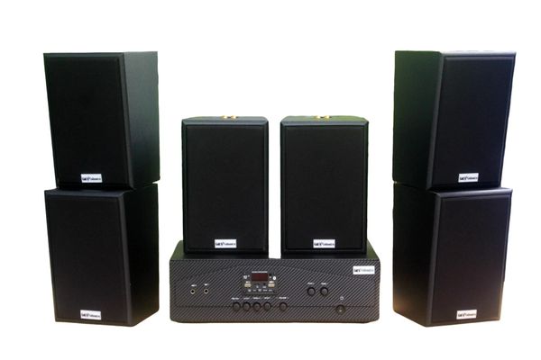 [Diện tích 120m2 + 02 Kênh] A917 Goldsound 2 vùng âm lượng 1200w + 6 loa Goldsound V40C 40w, loa được thiết kế riêng cho quán, bật lớn không tạp âm, miễn phí công lắp đặt, bảo hành dài hạn 5 năm.