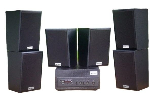 [Diện tích 120m2 + 02 Kênh] A501_SG Goldsound 2 vùng âm lượng 500w + 6 loa Goldsound V40C_SG, loa được thiết kế riêng cho quán, bật lớn không tạp âm, miễn phí công lắp đặt, bảo hành dài hạn 5 năm.
