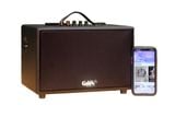 Loa Goldsound G24, công suất 80w, Bass 4 inch, Tress 3 inch, 2 cổng micro, Bluetooth 5.0, thiết kế loa thùng gỗ cao 20 cm, rộng 20 cm, sâu 32 cm