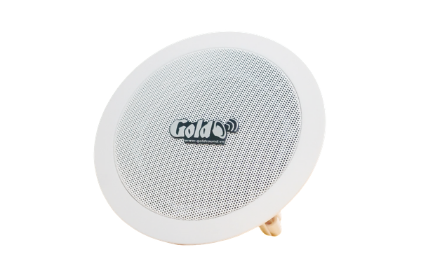 Loa âm trần VAT15 Goldsound (Số lượng 01 loa), Bass 10 cm, công suất thực 15w, Thiết kế hình tròn, hoàn toàn màu trắng, sang trọng, độ thẩm mỹ cao