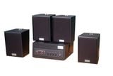 [Diện tích 80m2 + 2 Kênh] Amply A501_SG Goldsound 500w + 4 loa Goldsound V25C_SG 25w, loa được thiết kế riêng cho quán, bật lớn không tạp âm, miễn phí công lắp đặt, bảo hành dài hạn 5 năm.