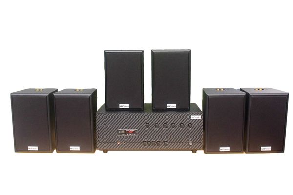 [Diện tích 120m2 + 06 Kênh] A384_DA-6K Goldsound 6 vùng âm lượng 1200w + 6 loa Goldsound V40C_DA 40w, Amply 4 - 6 vùng âm lượng, loa được thiết kế riêng cho quán, bật lớn không tạp âm, miễn phí công lắp đặt, bảo hành dài hạn 5 năm.