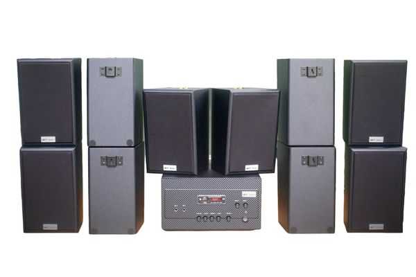 [Diện tích 200m2 + 02 Kênh] A907_DA Goldsound 2 vùng âm lượng 900w + 10 loa Goldsound V40C_DA 40w, loa được thiết kế riêng cho quán, bật lớn không tạp âm, miễn phí công lắp đặt, bảo hành dài hạn 5 năm.