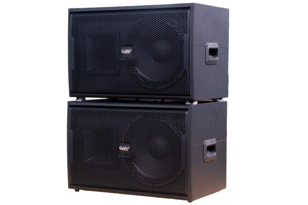 Loa Karaoke V258PU_SG - KA Goldsound (số lượng 1 loa), công suất 400w, loa bass 30 cm, treble kèn, kích thước rộng 60 cm, cao 40 cm, sâu 36 cm, phủ da cao cấp, bảo hành dài hạn 5 năm.