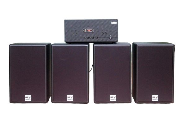 [Diện tích 160m2 + 02 Kênh] Amply A928 + 4 loa V230NT, Amply hai vùng âm lượng, loa được thiết kế riêng, bật lớn không tạp âm, miễn phí công lắp đặt, bảo hành dài hạn 5 năm.