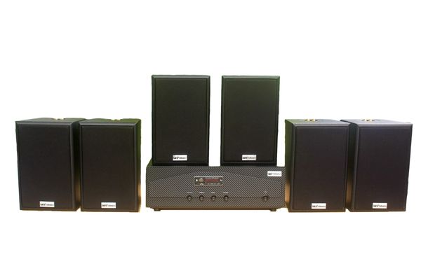 [Diện tích 120m2 + 02 Kênh] A918 Goldsound 2 vùng âm lượng 1200w + 6 loa Goldsound V40C 40w, loa được thiết kế riêng cho quán, bật lớn không tạp âm, miễn phí công lắp đặt, bảo hành dài hạn 5 năm.