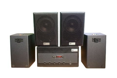 [Diện tích 80m2 + 02 Kênh] Amply A901 + 04 loa vt V40C