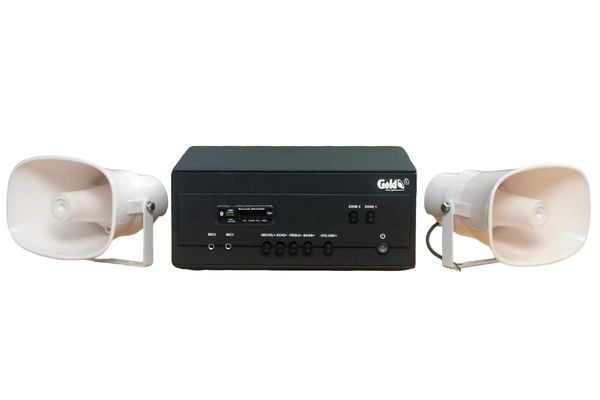 [Loa thông báo] Amply A907PU-100V + 2 Ne20w, Amply hai vùng âm lượng, loa được thiết kế riêng, bật lớn không tạp âm, miễn phí công lắp đặt, bảo hành dài hạn 12 tháng