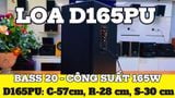 Loa trường học D165PU + 1 micro dây: công suất 165w, bass 20 cm, treble 10 cm, bluetooth 5.0, cổng cắm Micro, cổng rca, khe usb, thiết kế loa thùng gỗ cao 57 cm, rộng 28 cm, sâu 30 cm. Bảo hành 12 tháng