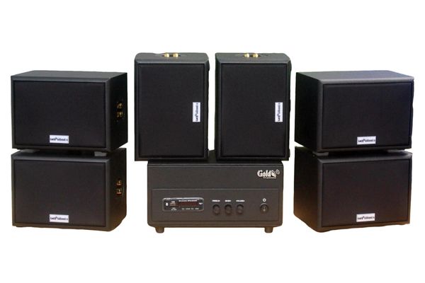 [Diện tích 120m2] A156PU Goldsound 200w + 6 loa Goldsound ngoài trời V101-NT - 15w, loa được thiết kế riêng cho quán, bật lớn không tạp âm, không bao gồm công lắp đặt, bảo hành 12 tháng