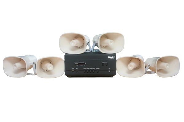 Loa thông báo nhà xưởng: 1 Amply A907PU-100V + 6 Ne20w, Amply hai vùng âm lượng, loa được thiết kế riêng, bật lớn không tạp âm, miễn phí công lắp đặt, bảo hành dài hạn 12 tháng