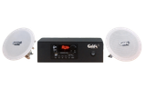 [Diện tích 40m2 + 1 Kênh] Bộ loa âm trần thông báo phát nhạc nền tự động cao cấp S2.0 (amply A2.0 + 2 loa âm trần 15w) loa được thiết kế riêng cho quán, bật lớn không tạp âm, bảo hành dài hạn 12 tháng