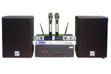 Khuyến mại lớn: dàn Karaoke gia đình K230 (01 đẩy 1200w + 01 Vang + 01 bộ Micro không dây + loa 230)