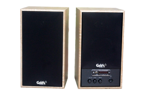 Loa GS31 Bookshelf 5 SG,  công suất 160w, Bass 4 inch, Tress 2 inch, bluetooth 5.0, cổng rca, khe usb, thiết kế loa thùng gỗ cao 38 cm, rộng 21 cm, sâu 21.5 cm. Bảo hành 12 tháng