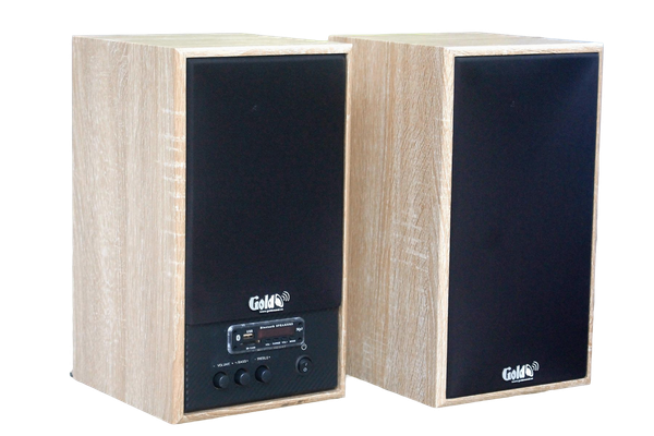 Loa GS31 Bookshelf 5 TH, công suất 160w, Bass 4 inch, Tress 2 inch, bluetooth 5.0, cổng rca, khe usb, thiết kế loa thùng gỗ cao 38 cm, rộng 21 cm, sâu 21.5 cm. Bảo hành 12 tháng