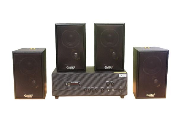 [Diện tích 80m2 + 02 Kênh] A917_TH Goldsound 2 vùng âm lượng 1200w + 4 loa Goldsound V40C_TH 40w, loa được thiết kế riêng cho quán, bật lớn không tạp âm, miễn phí công lắp đặt, bảo hành dài hạn 5 năm.