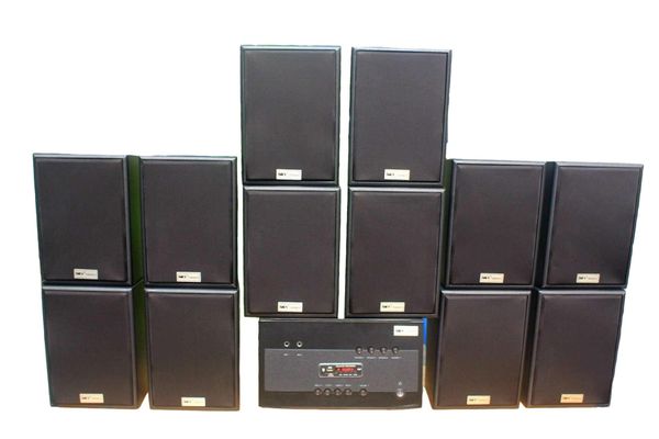 [Diện tích 240m2 + 04 Kênh] A1800 Goldsound 4 vùng âm lượng 1800w + 12 loa Goldsound V40C 40w, loa được thiết kế riêng cho quán, bật lớn không tạp âm, miễn phí công lắp đặt, bảo hành dài hạn 5 năm.
