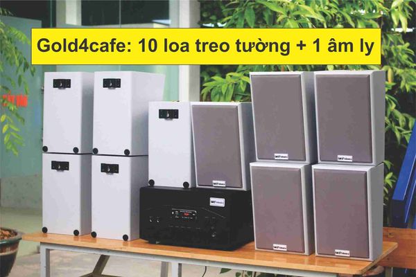 Loa quán cafe, nhà hàng diện tích từ 100-150m2