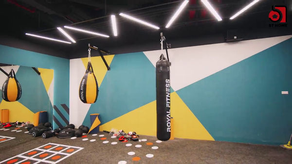 Loa Goldsound cho Royal Fitness Center - Vinhomes Westpoint, amply 2 kênh 1200w, bluetooth 5.0, loa V130-130w, loa được thiết kế riêng cho quán, bật lớn không tạp âm, miễn phí công lắp đặt, bảo hành dài hạn 5 năm