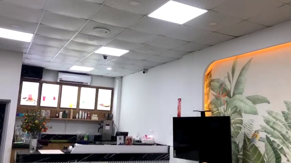 Loa Goldsound cho Thiên Khôi Coffee, Hà Đông, amply 2 kênh 900w, bluetooth 5.0, loa âm trần VAT38 - 38w, loa được thiết kế riêng cho quán, bật lớn không tạp âm, miễn phí công lắp đặt, bảo hành dài hạn 5 năm