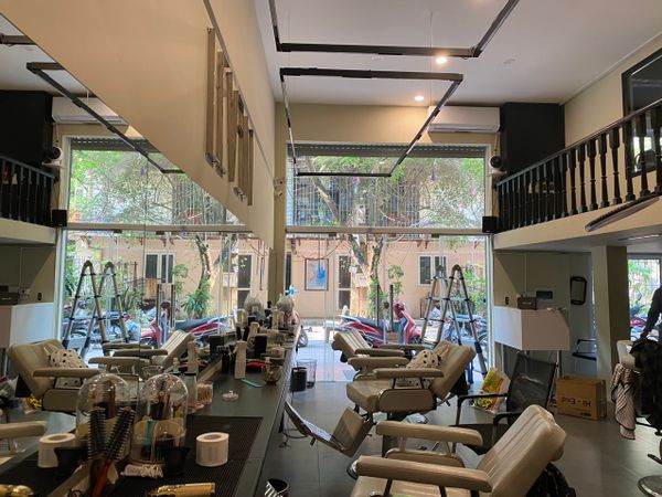 Loa Goldsound cho Level 1 Men's hair studio, Ba Đình, Hà Nội, amply 200w, bluetooth 5.0, loa V25C - 25w, miễn phí công lắp đặt, bảo hành dài hạn 5 năm.