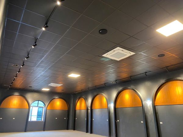 Loa Goldsound cho BỜM café & billiards, Hà Nội, amply 4 kênh 1500w, bluetooth 5.0, 6 loa âm trần VAT38 - 38w, 2 loa sân vườn V230NT - 230W, loa được thiết kế riêng cho quán, bật lớn không tạp âm, miễn phí công lắp đặt, bảo hành dài hạn 5 năm