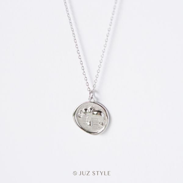  Dây chuyền bạc Elephant Stamp 