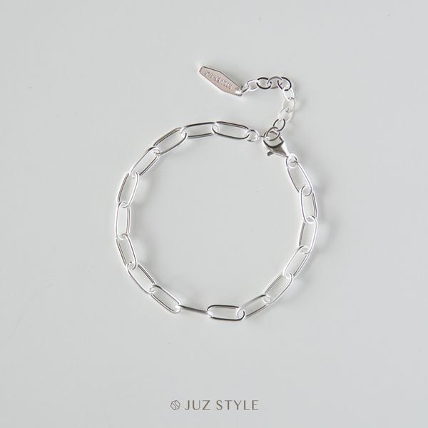  Lắc tay bạc Oval chain 