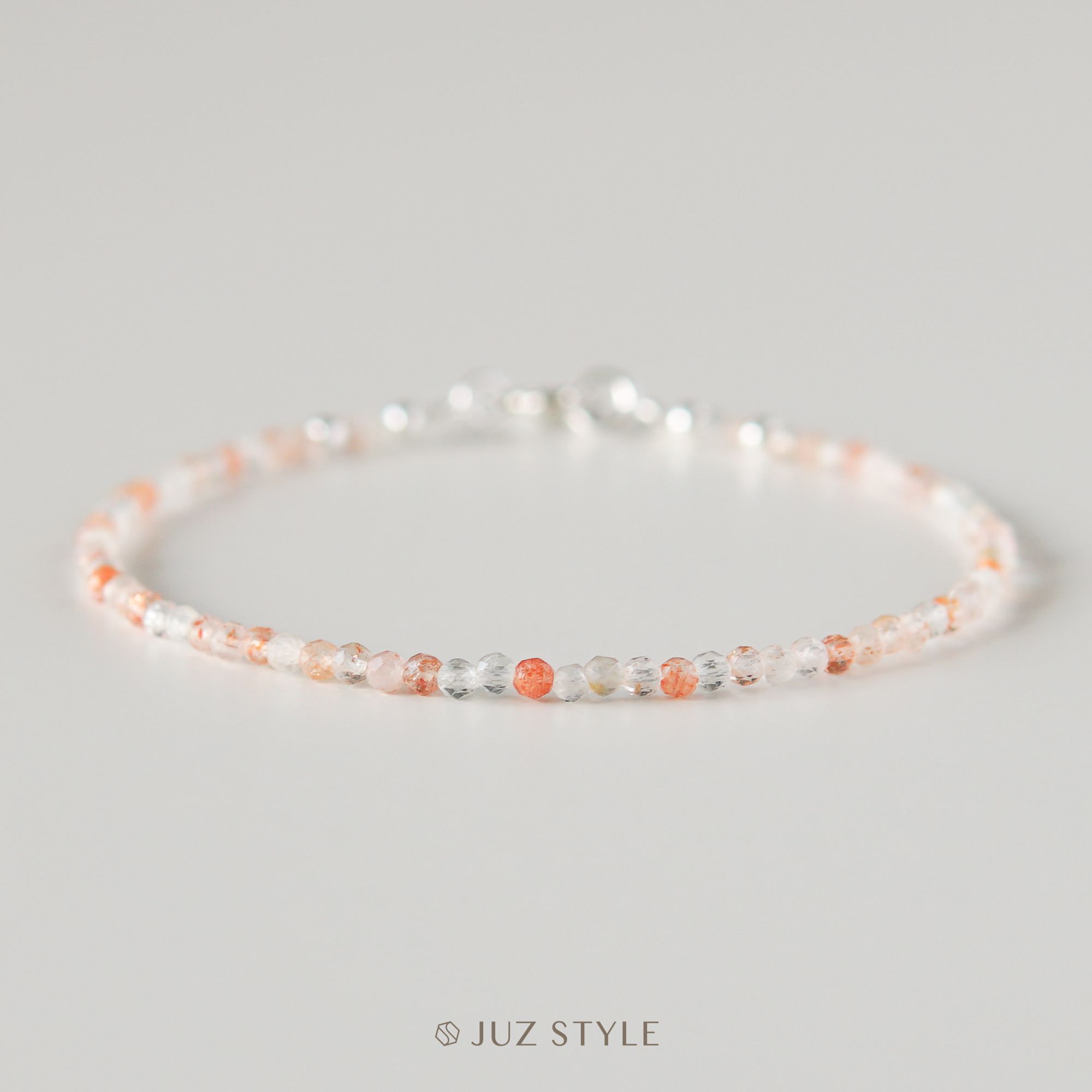  Vòng tay đá sunstone Arusha 2mm 