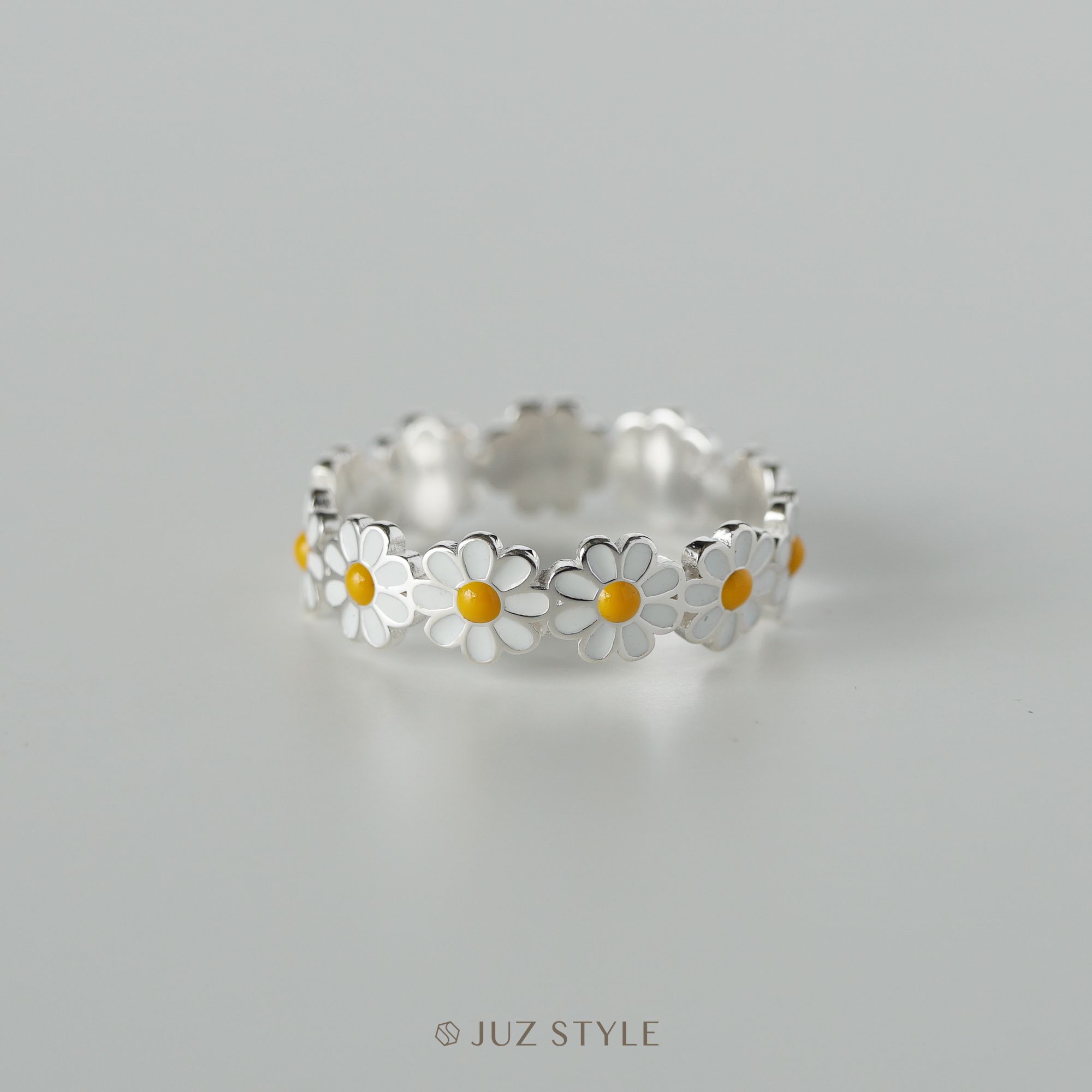  Nhẫn bạc daisies 