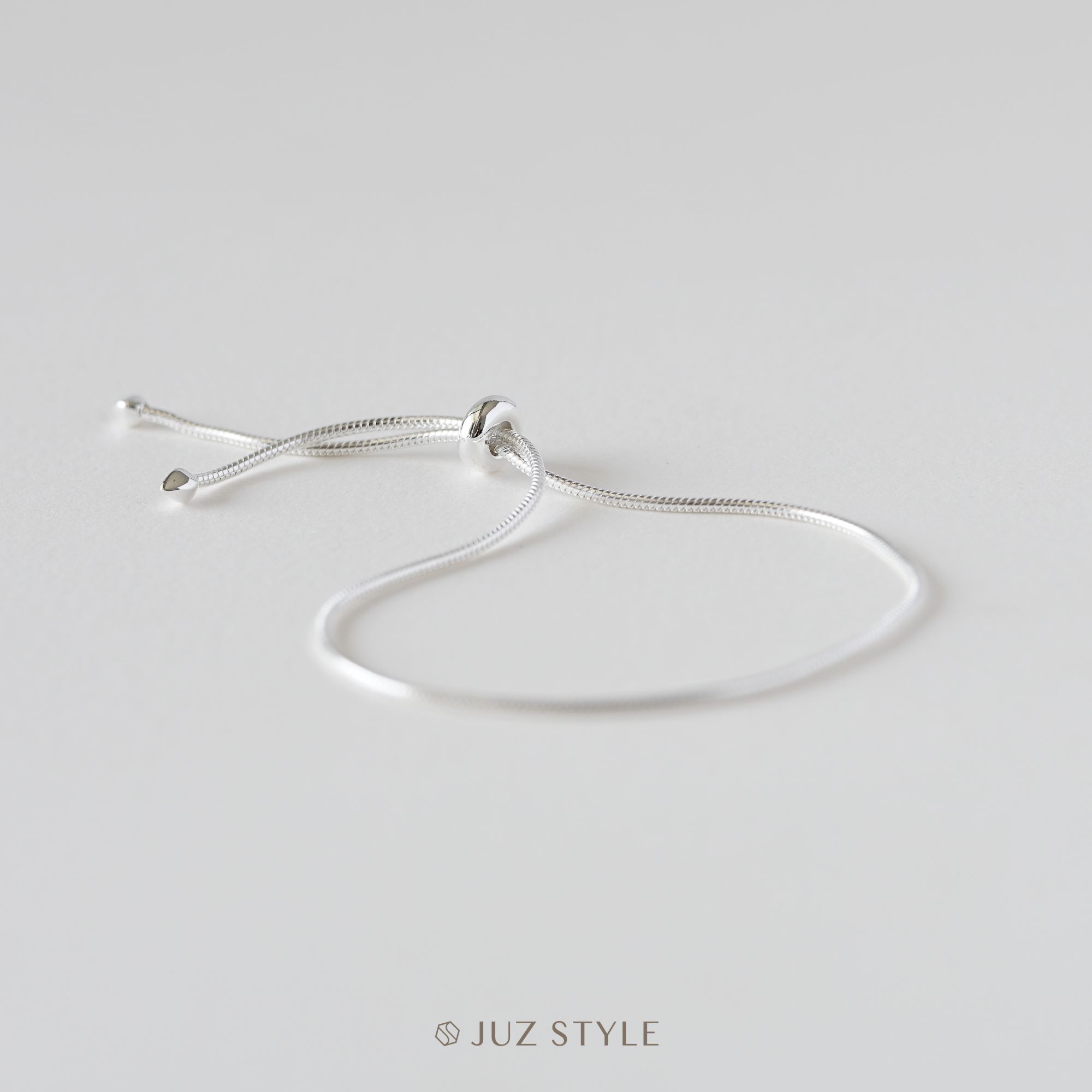  Lắc tay bạc Mini smooth chain 