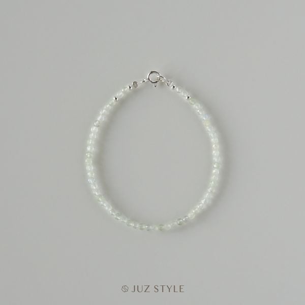  Vòng tay đá Prehnite 2.5mm 
