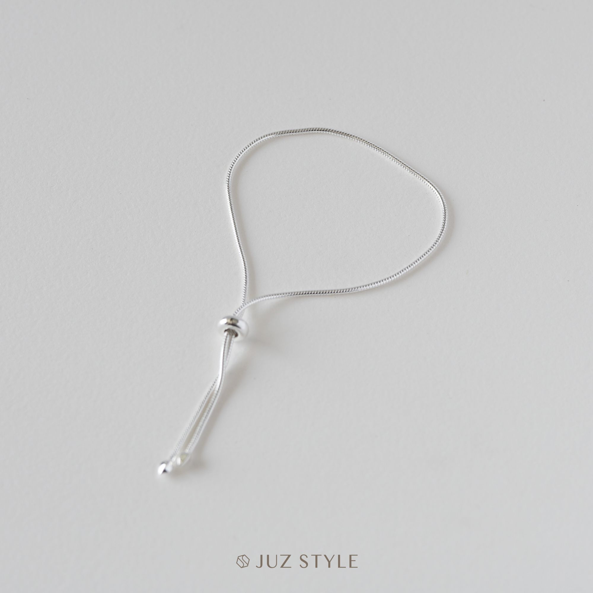  Lắc tay bạc Mini smooth chain 