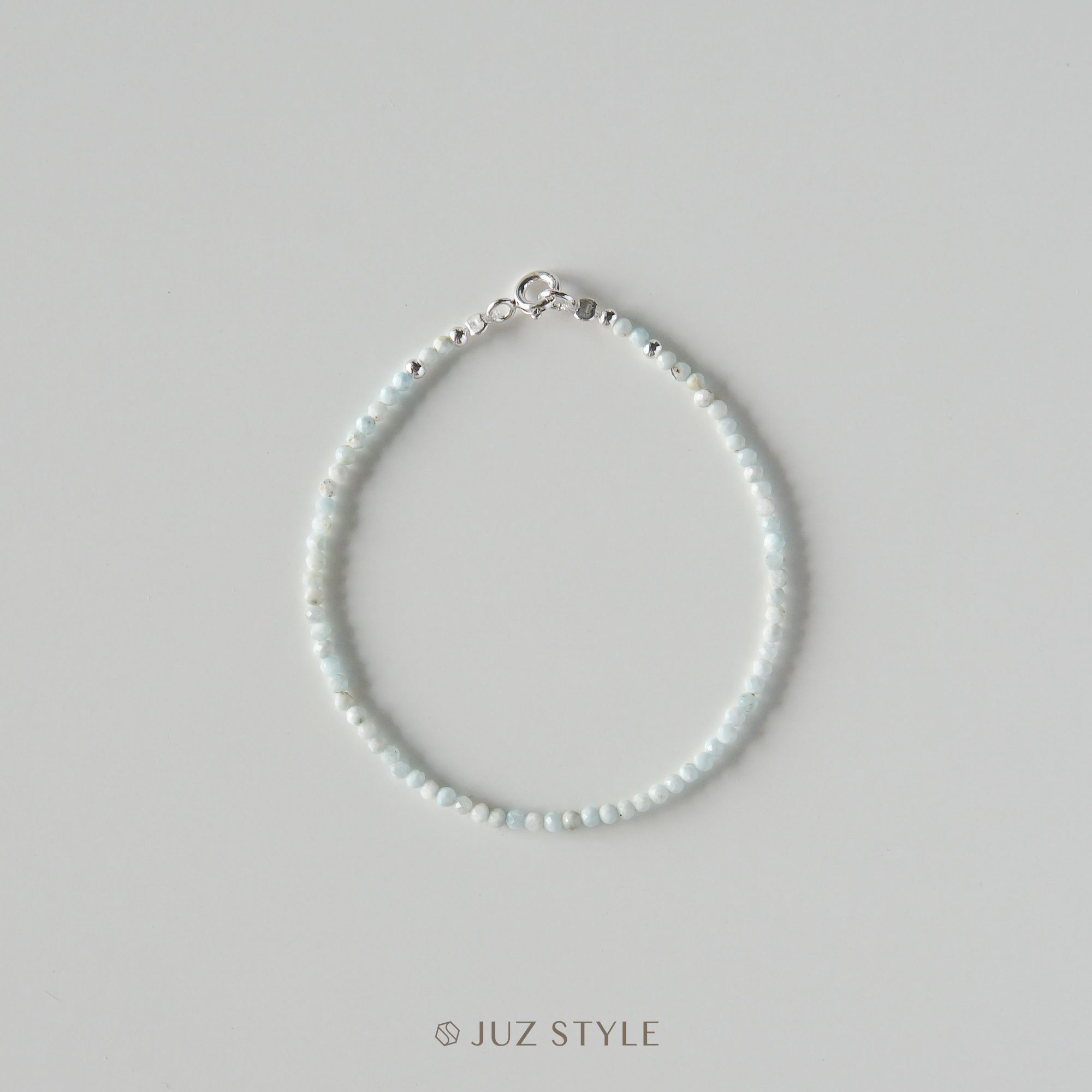  Vòng tay đá Larimar 2.1mm 