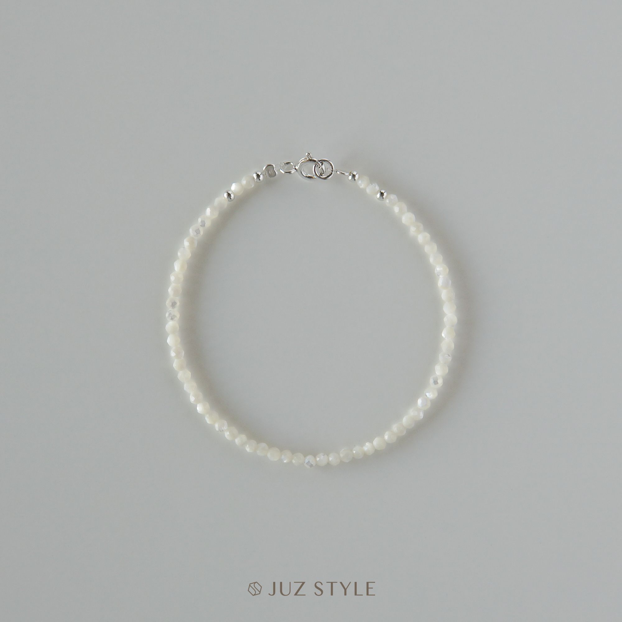  Vòng tay đá vỏ xà cừ 2.4mm 