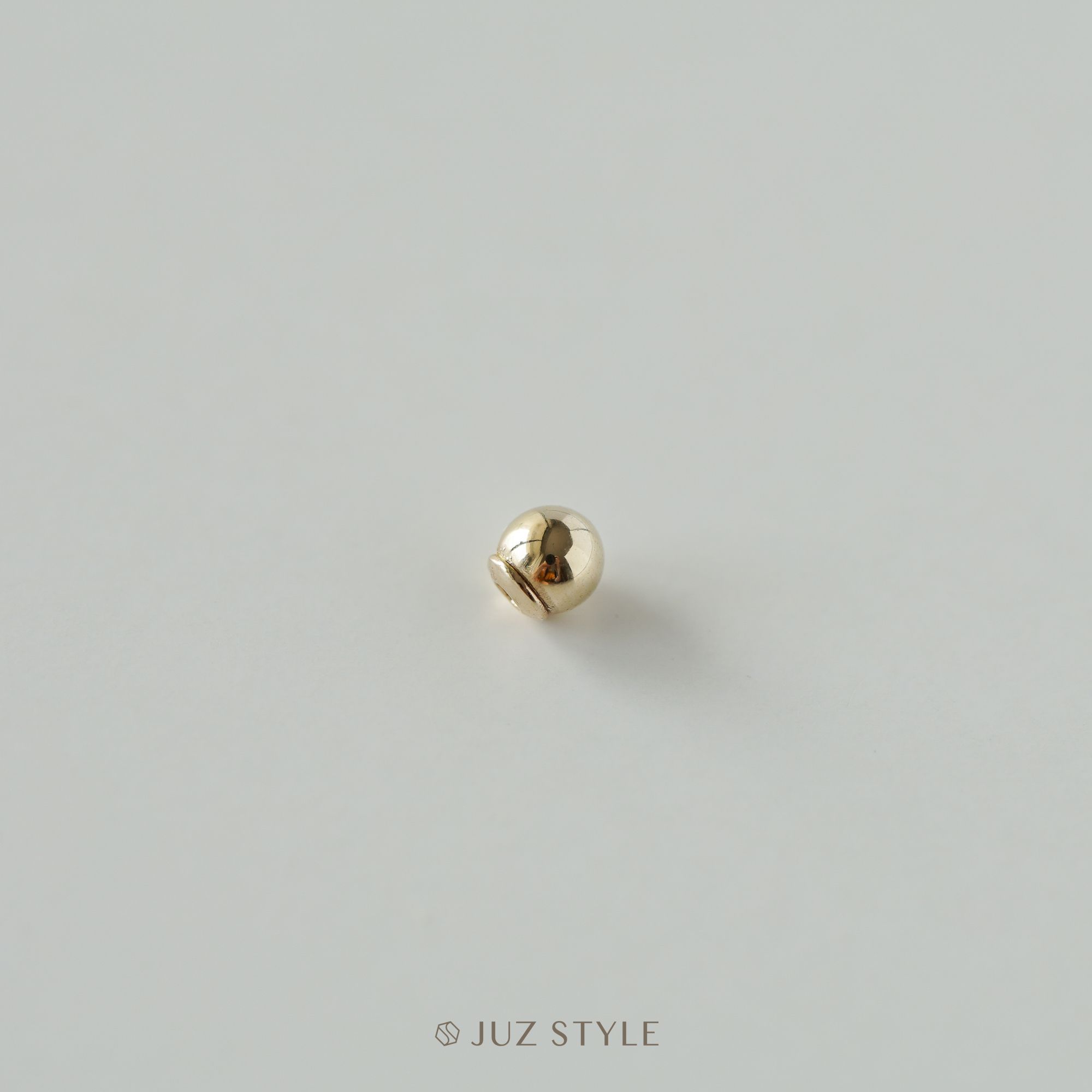  Chốt bi vặn bông tai vàng 14K 