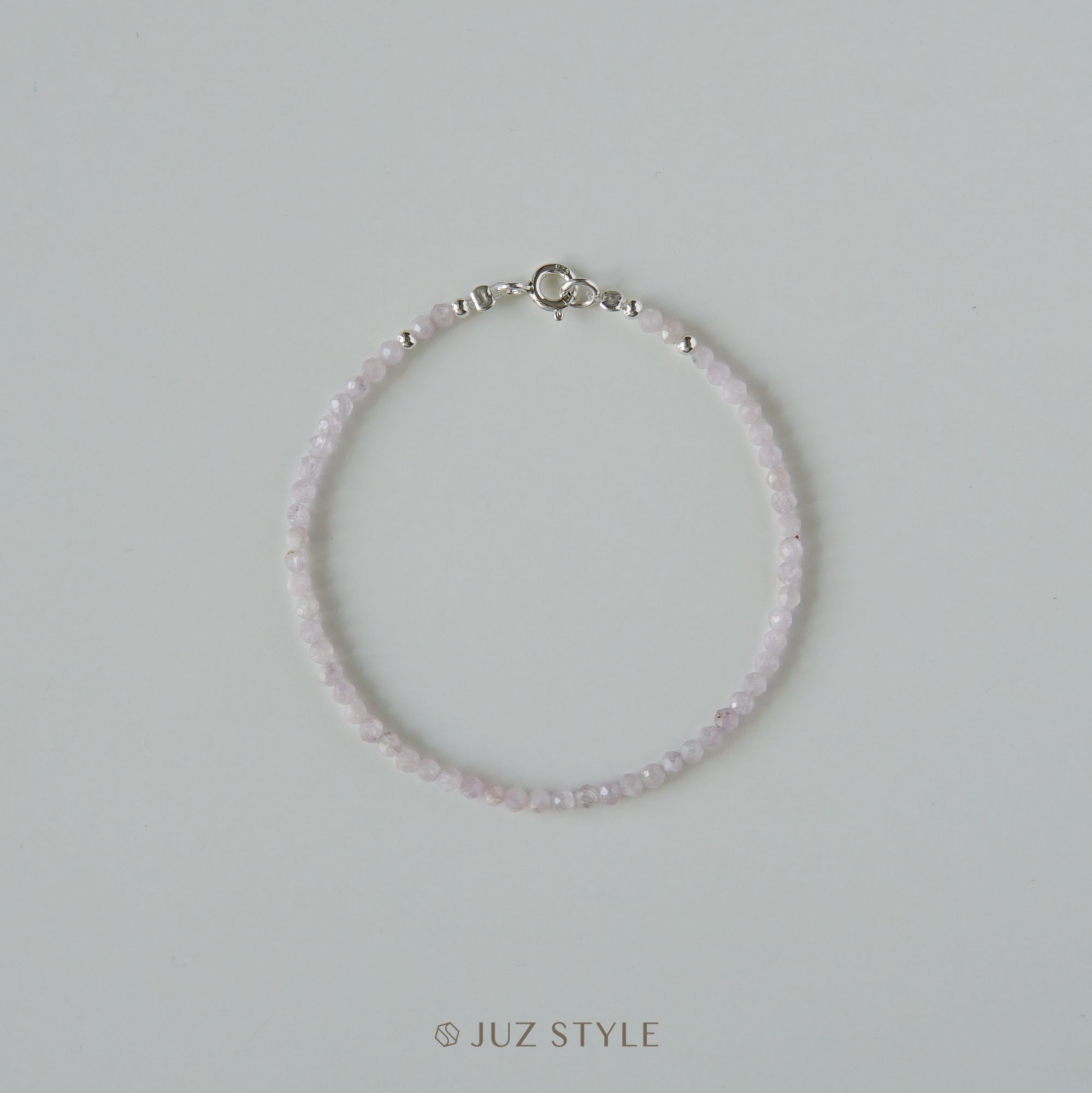  Vòng tay đá Kunzite 2.5mm 