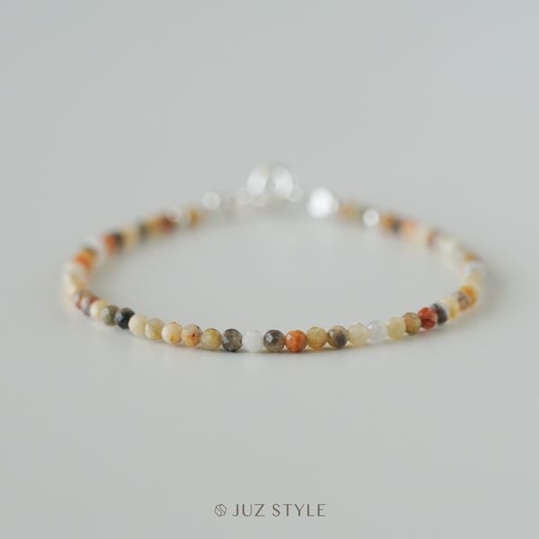  Vòng tay đá Happy Lace Agate 2.5mm 