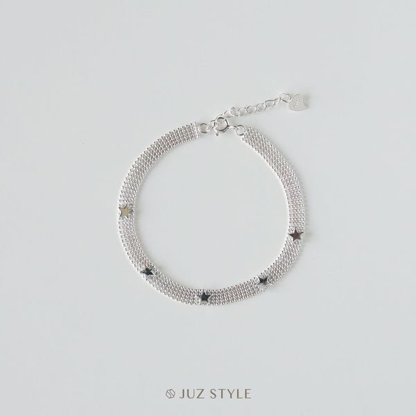  Lắc tay bạc Bling stars 