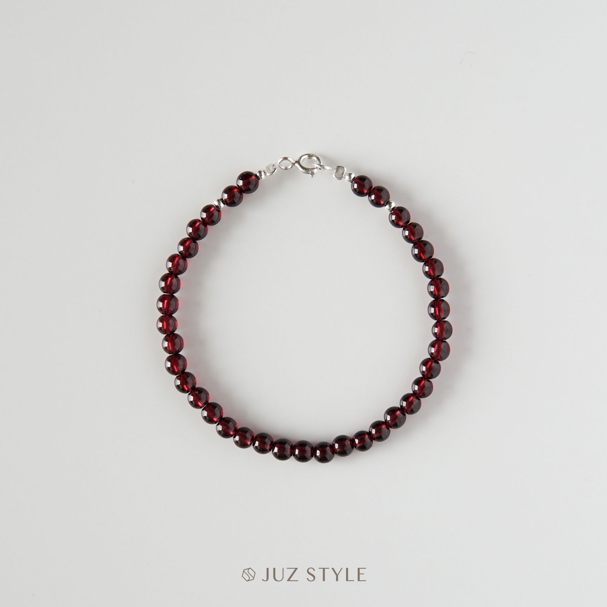  Vòng tay đá Garnet premium 4mm 