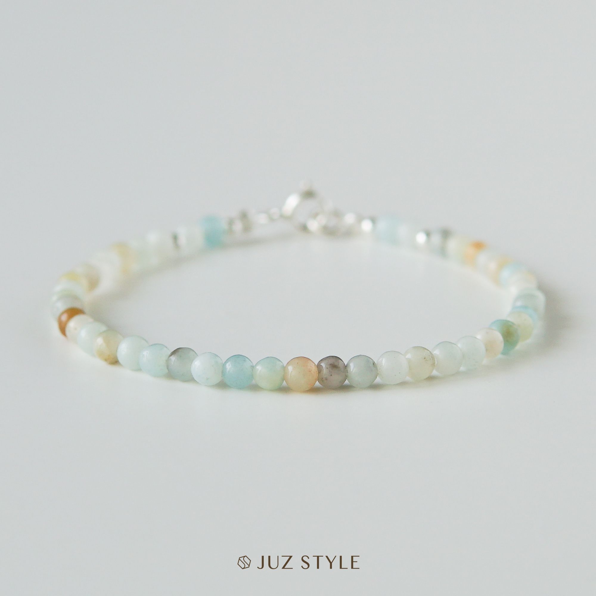  Vòng tay đá Amazonite 3.4mm 