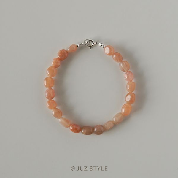  Vòng tay đá Sunstone Peble 6x4mm 