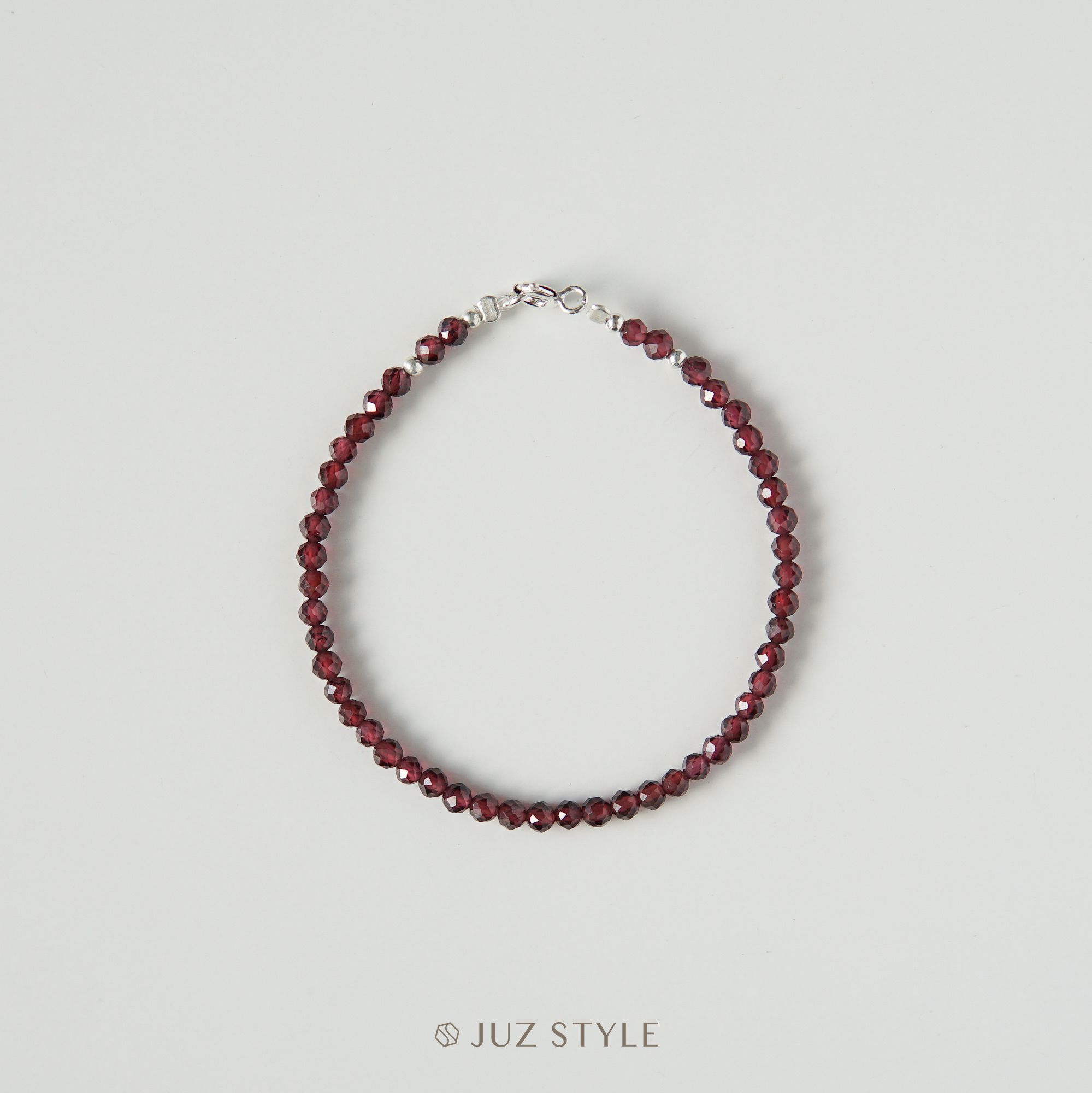  Vòng tay đá Garnet 3.1mm 