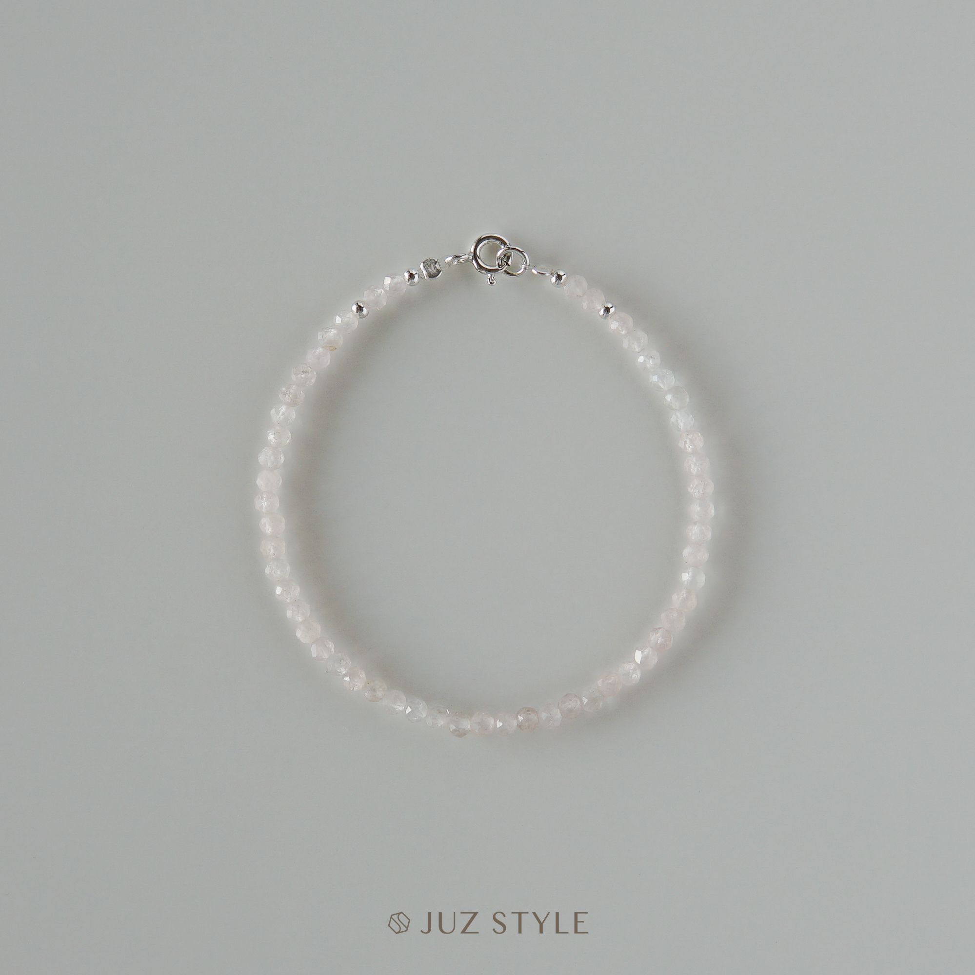  Vòng tay đá Beryls hồng 3mm 