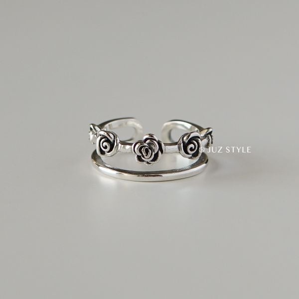  Nhẫn bạc Roses 