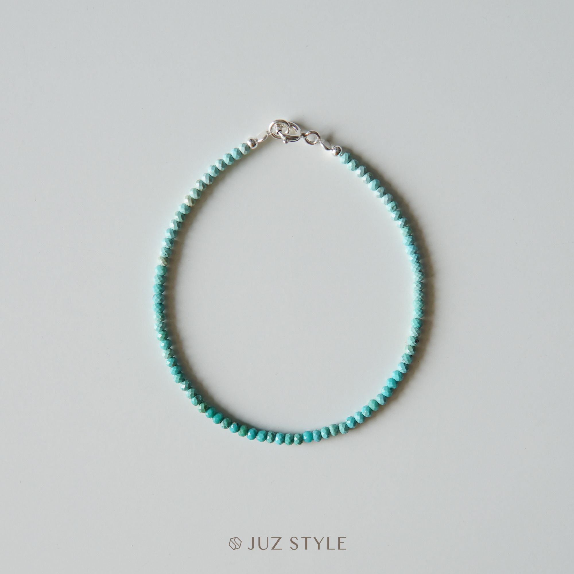  Vòng tay đá Turquoise Arizona Ombré 2.3mm 